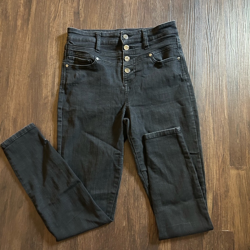 Guess Women's Charcoal High Rise Jeans